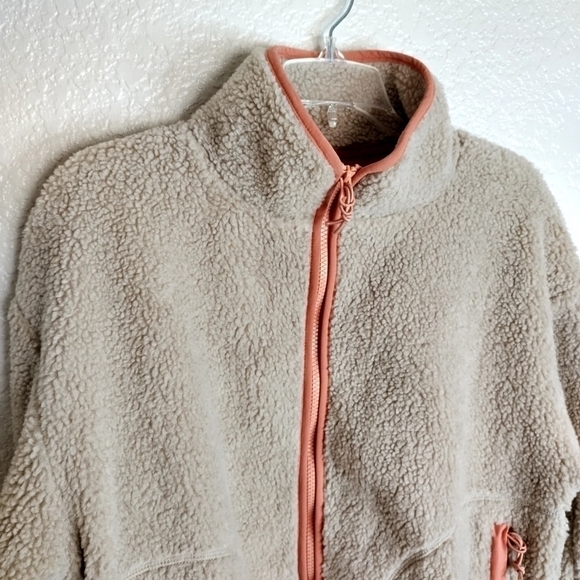 Madewell x Penfield Haight Fleece full zip Sherpa Jacket sz Xs - Picture 7 of 9